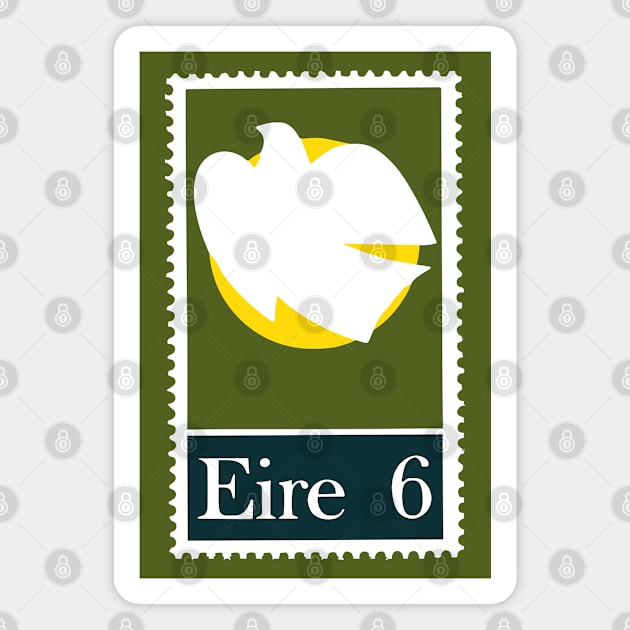 Eire 6 Postage Stamp Magnet by feck!